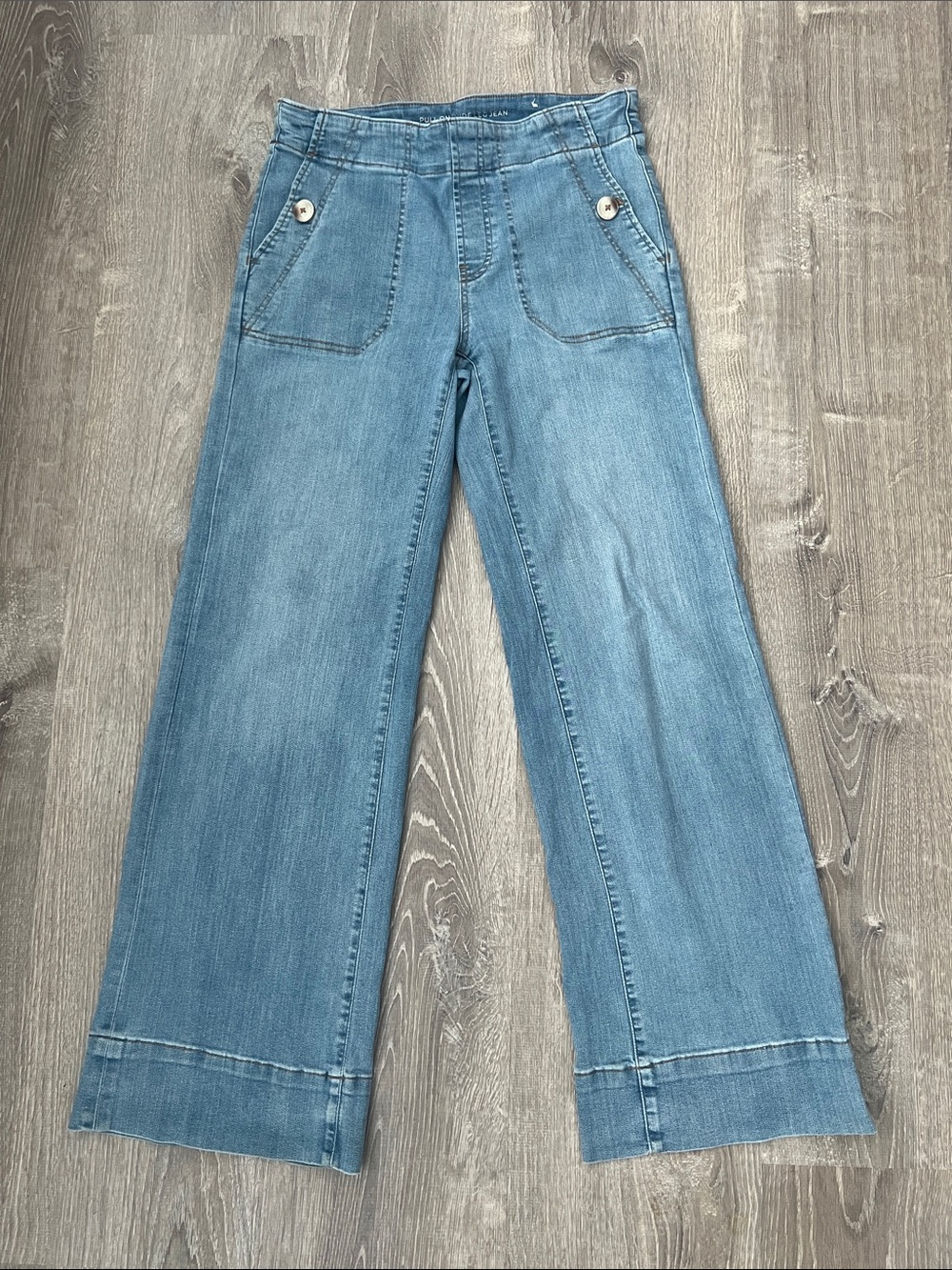Pull On Wide Leg Jean